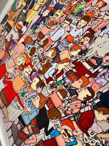 Acopulco Branch, håndkolorert 1/1, innrammet