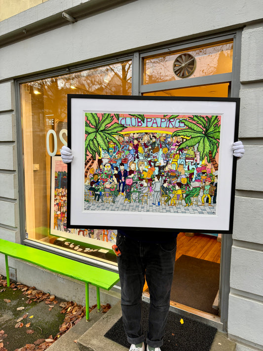 Phuket Branch, håndkolorert 1/1, innrammet