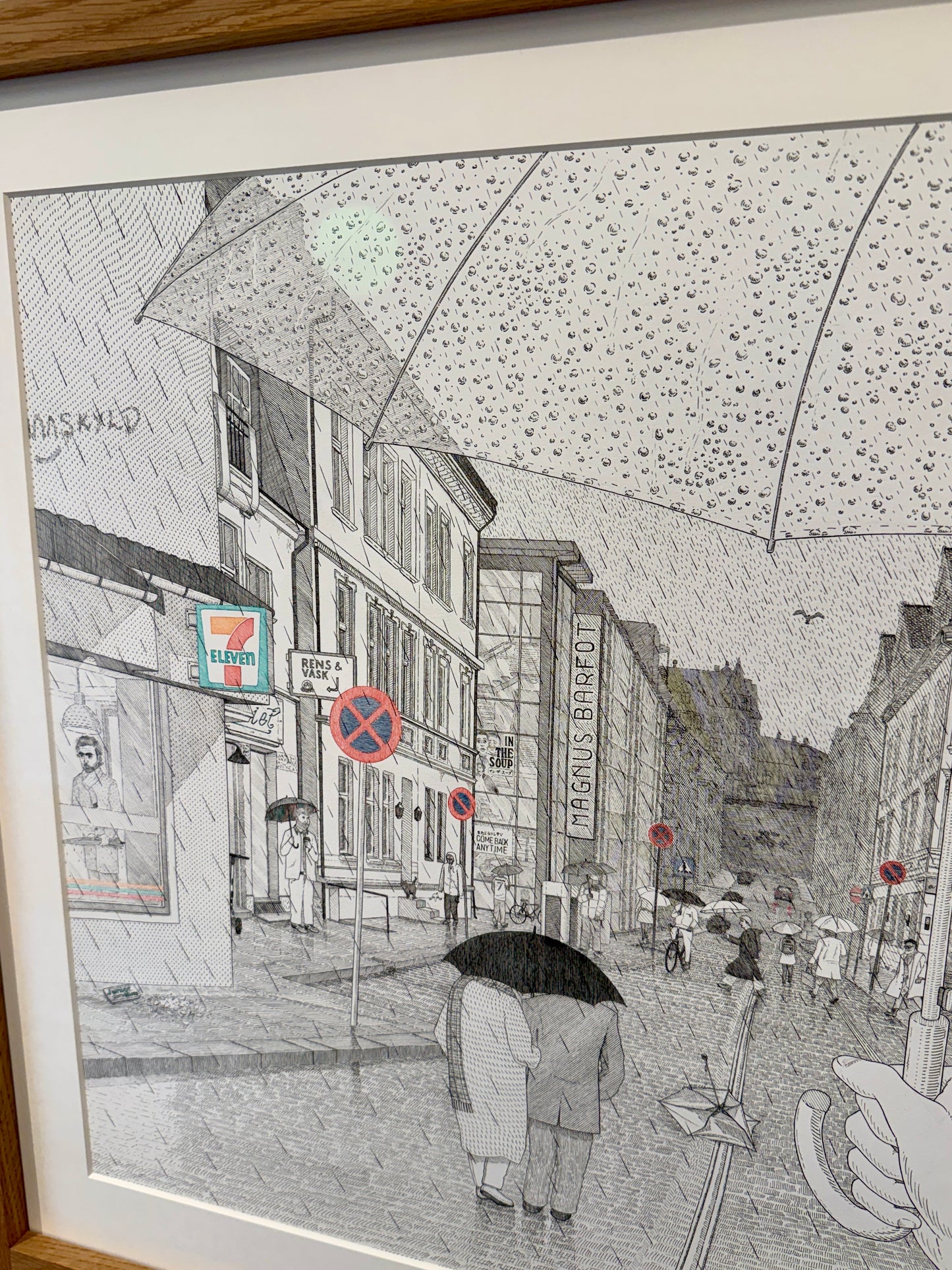 Lokal byge, original tegning