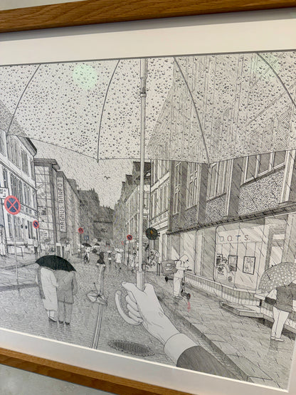 Lokal byge, original tegning